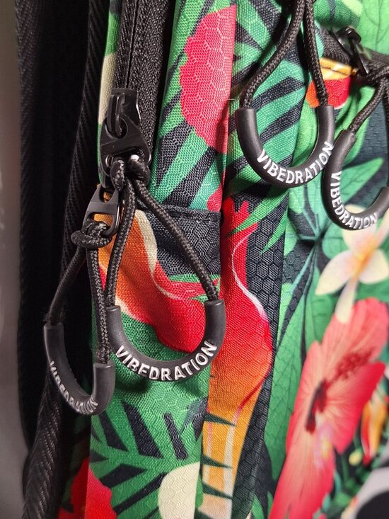 Vibedration Hydration Backpack w/o bladder - Tropical - Used main image 9
